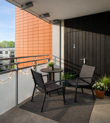 Balkon virtuell möbliert Balkon virtuell möbliert