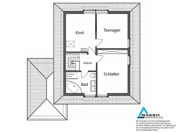 Dachgeschoss Grundriss Dachgeschoss