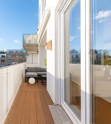 Balkon virtuell möbliert Balkon virtuell möbliert