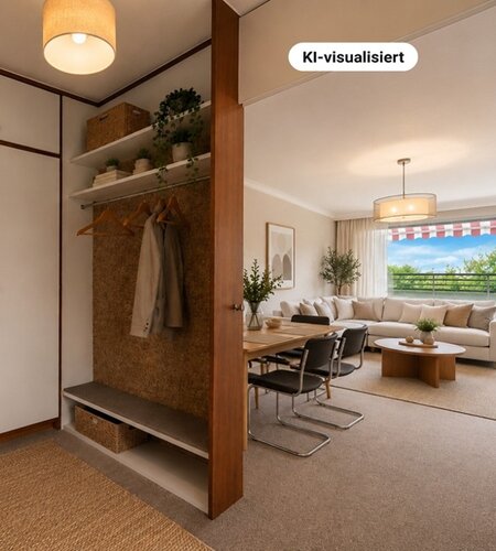 205_9600-Eingang und Wohnen möbliert 205_9600-Eingang und Wohnen möbliert