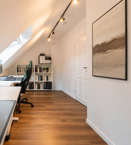 Büro dekoriert