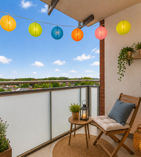 Balkon virtuell möbliert Balkon virtuell möbliert