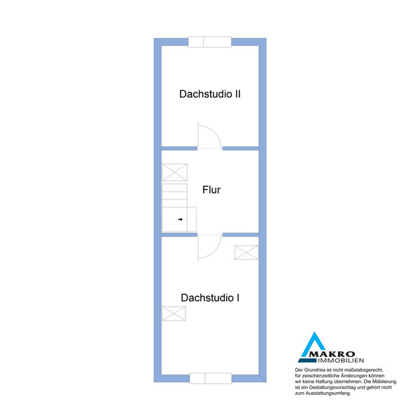 Dachstudio Grundriss Dachstudio