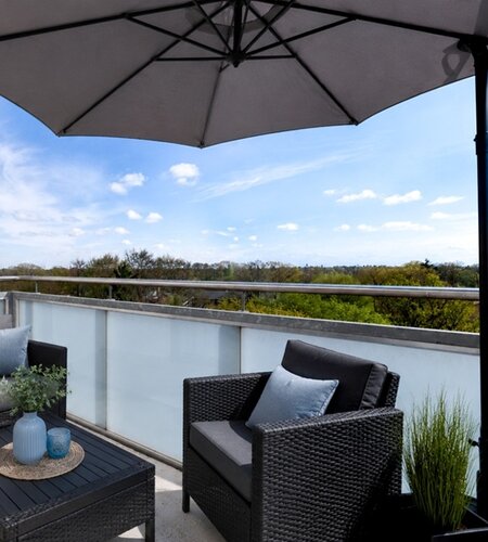 Balkon virtuell möbliert Balkon virtuell möbliert