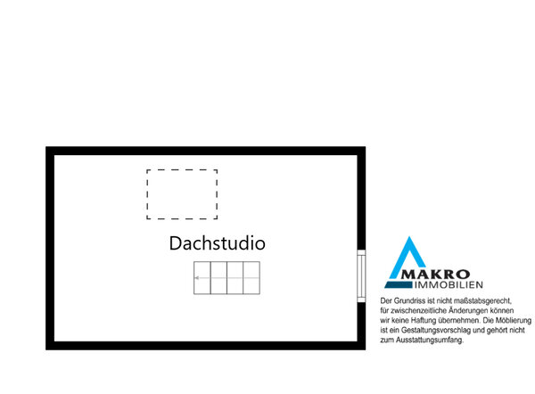 Grundriss Dachstudio