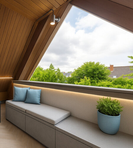Balkon virtuell möbliert Balkon virtuell möbliert