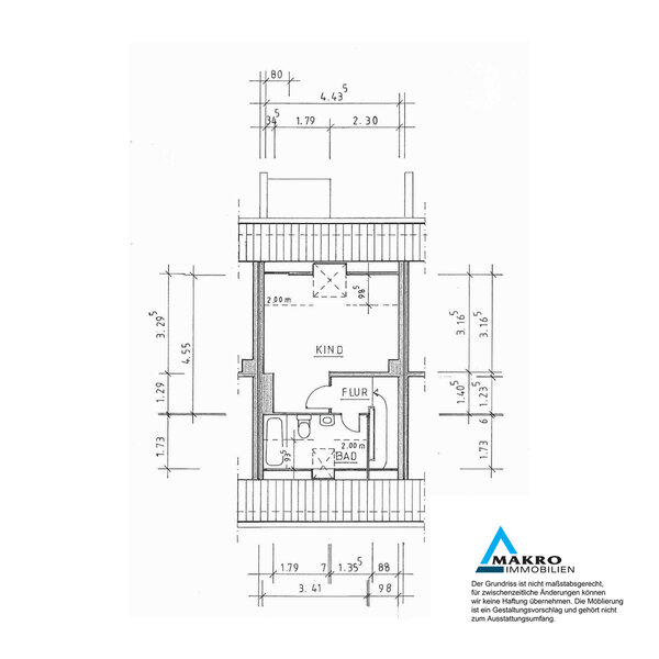 Grundriss Dachgeschoss