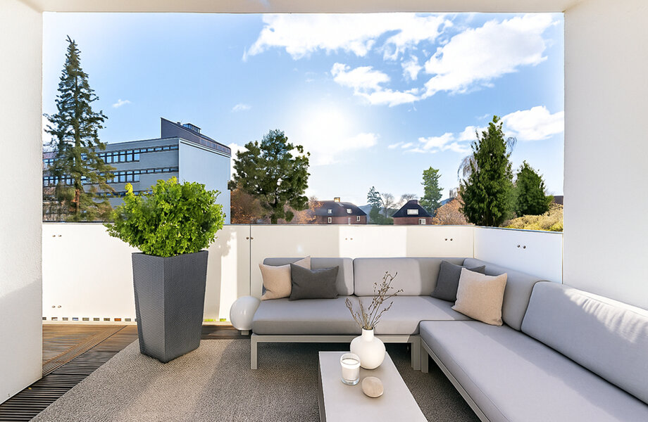 Balkon virtuell möbliert Balkon virtuell möbliert