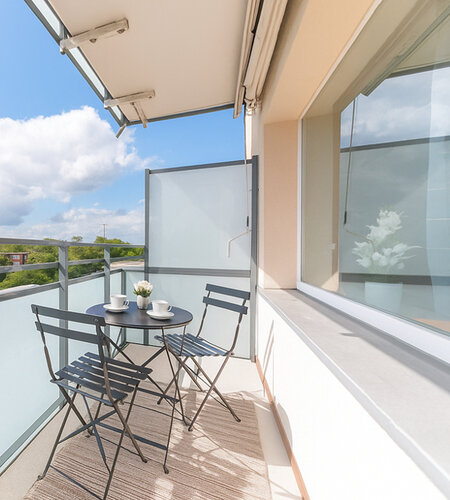 Balkon virtuell möbliert Balkon virtuell möbliert