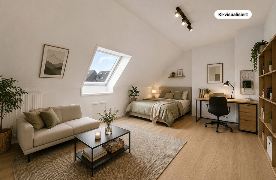 Dachstudio_gestaged_renoviert Dachstudio_gestaged_renoviert