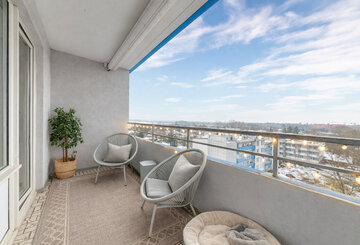 Balkon virtuell möbliert Balkon virtuell möbliert